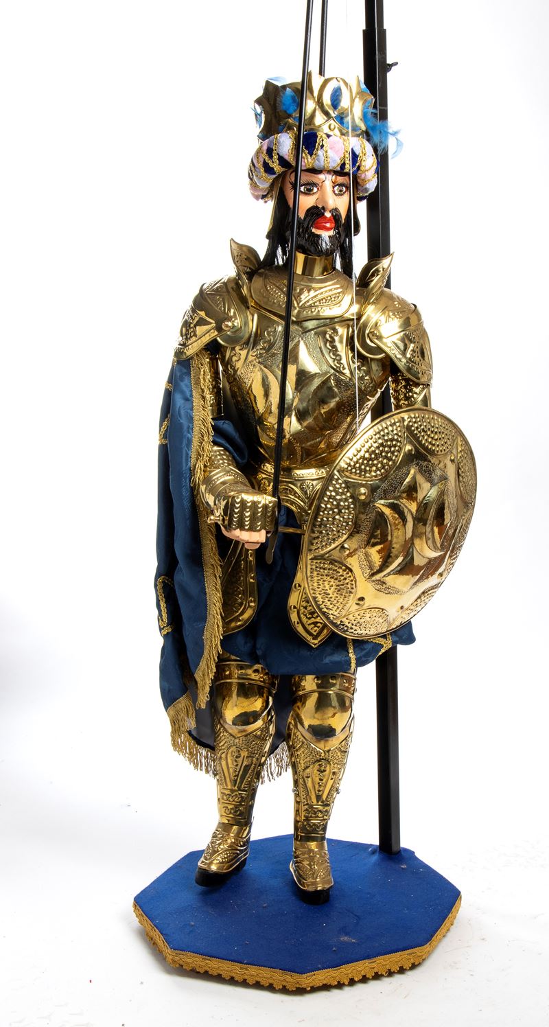 Collezione Lombardo - Pupi siciliani - Paladino della storia della Chanson de Roland