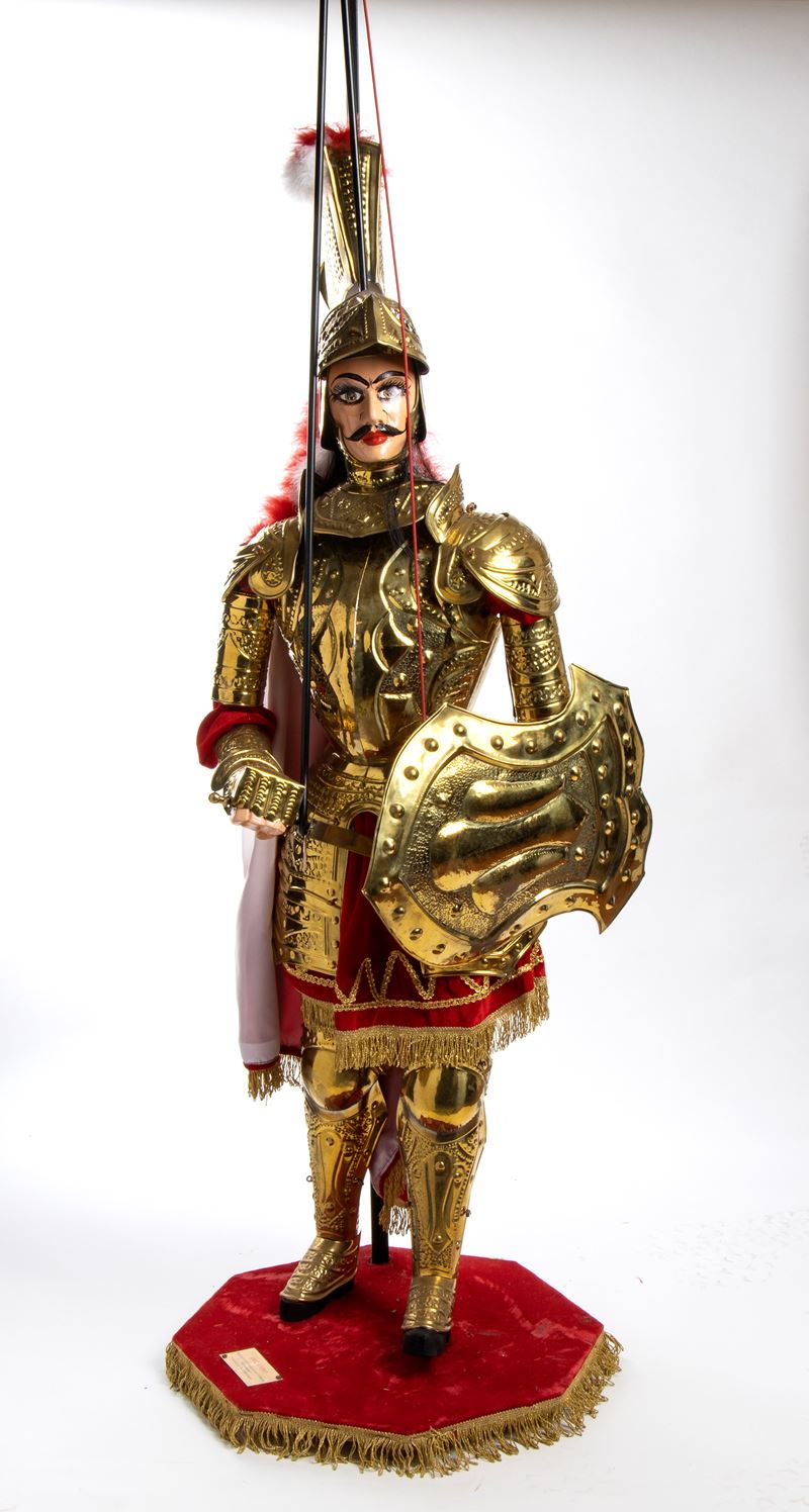 Collezione Lombardo - Pupi siciliani - Paladino della storia della Chanson de Roland