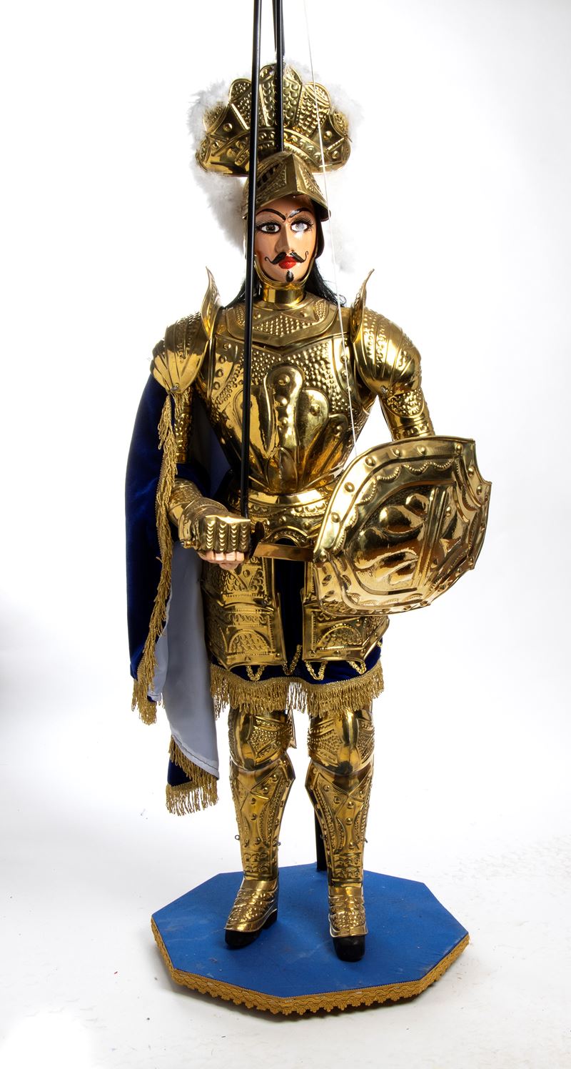 Collezione Lombardo - Pupi siciliani - Paladino della storia della Chanson de Roland