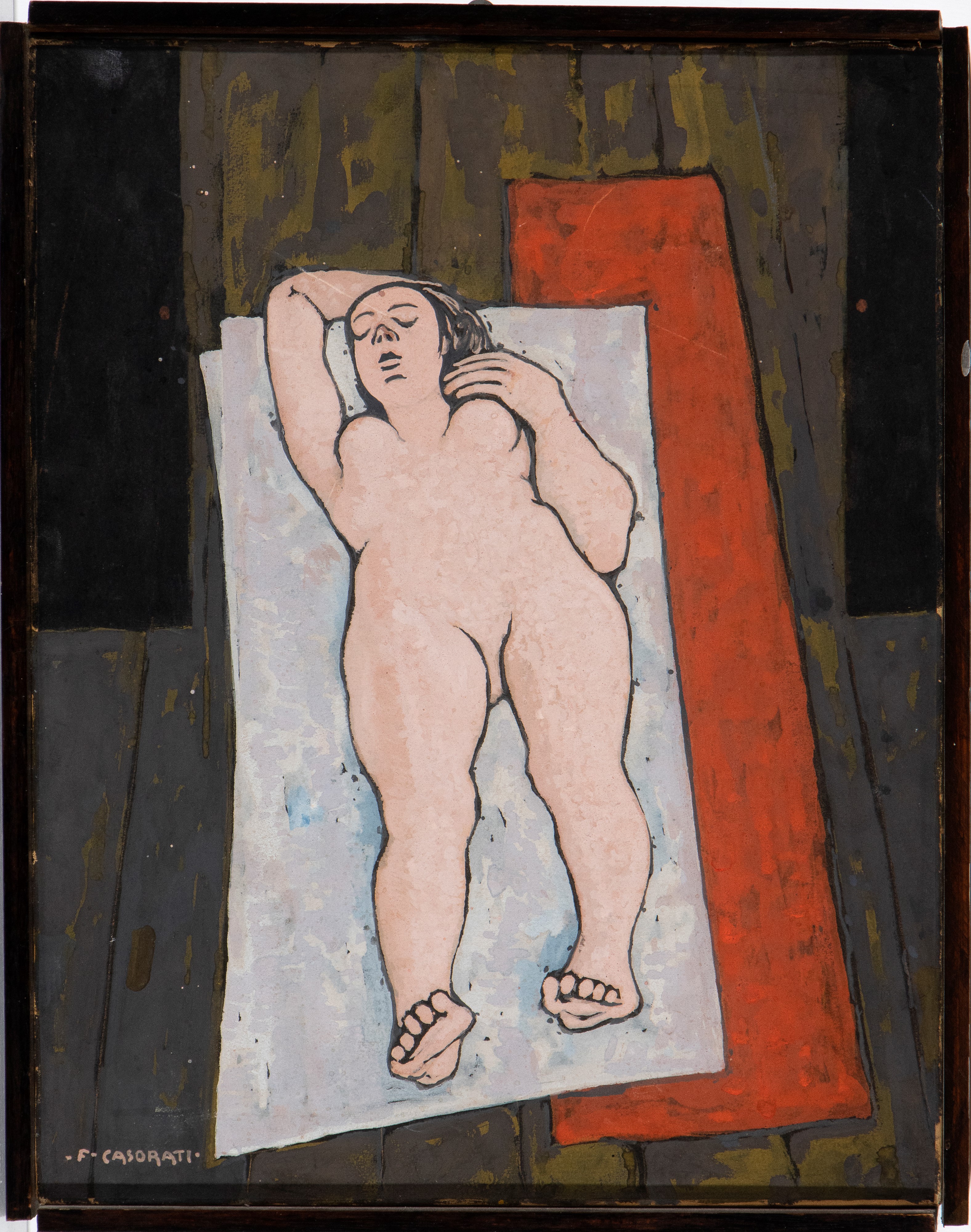 Felice Casorati - Nudo di Scorcio