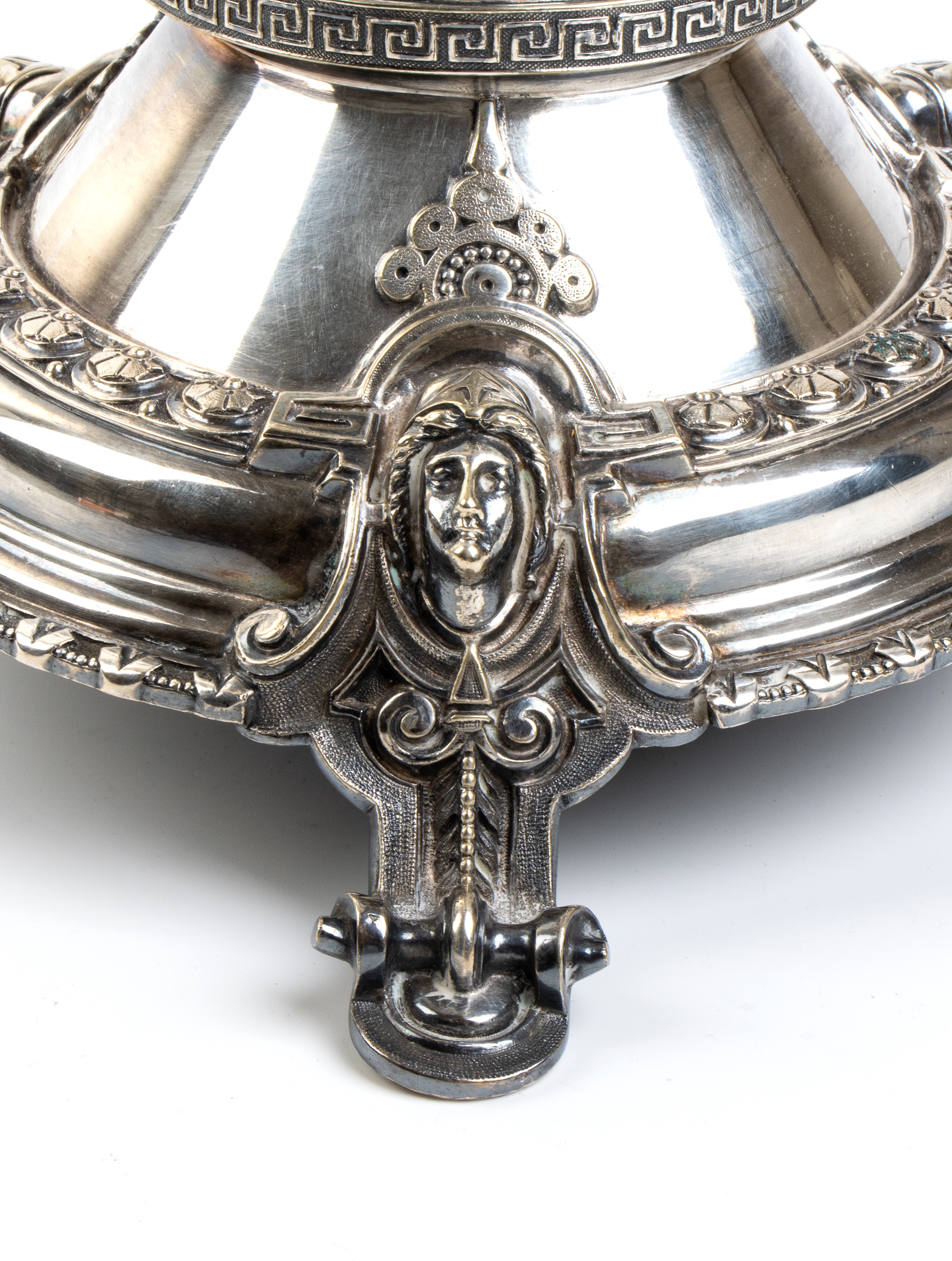 James Dixon & Sons - Lampada Inglese in Metallo Argentato