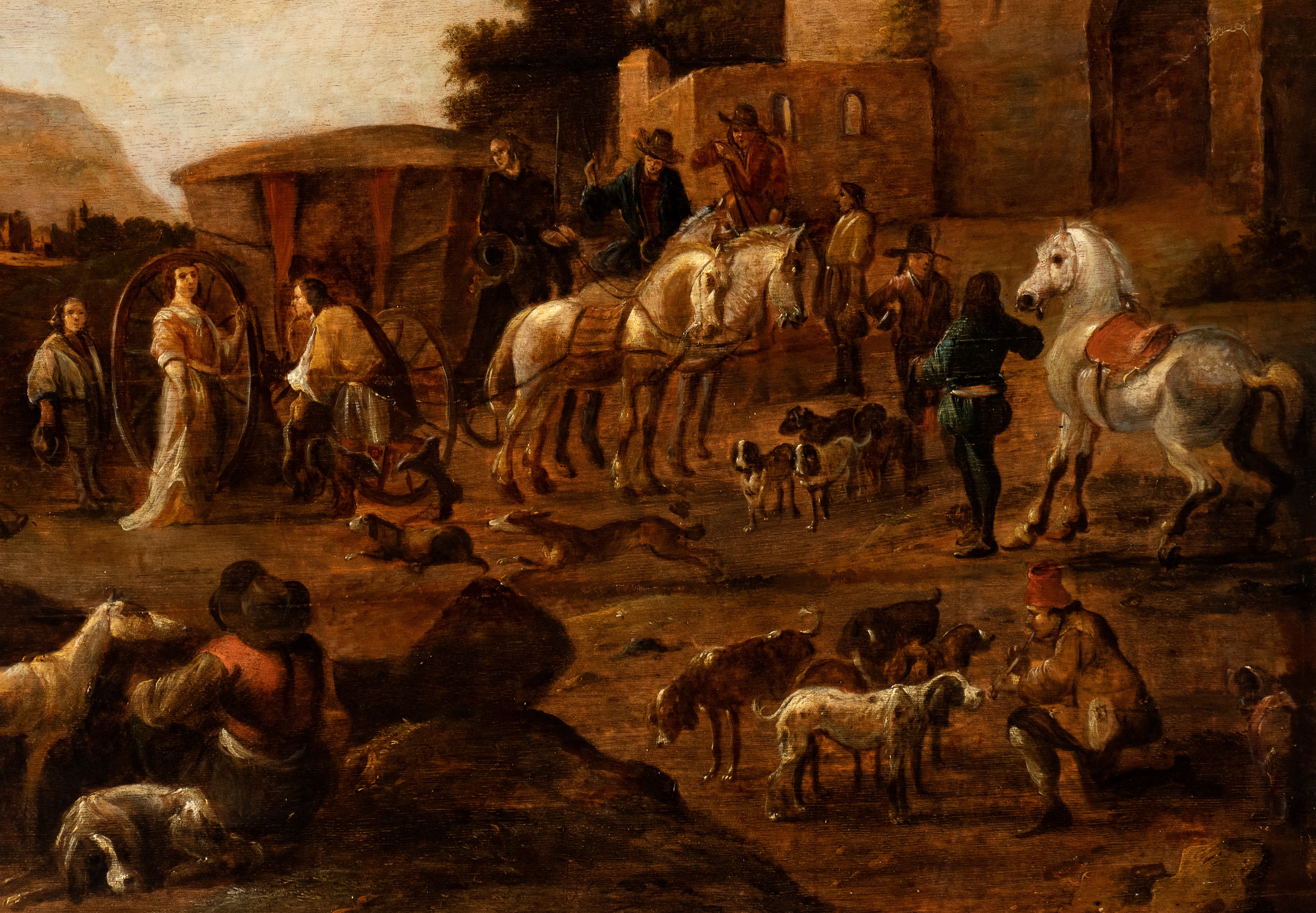 Capriccio Romano, Scena di Villaggio
