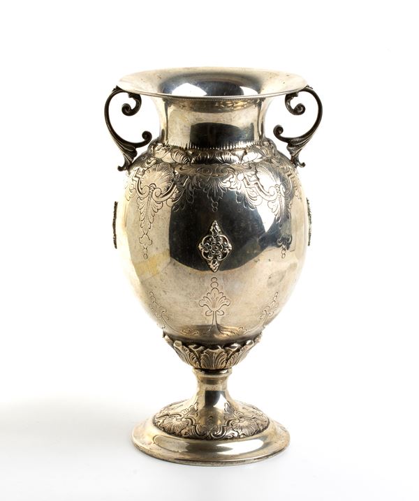 Carlo Lombardi - Italian silver vase