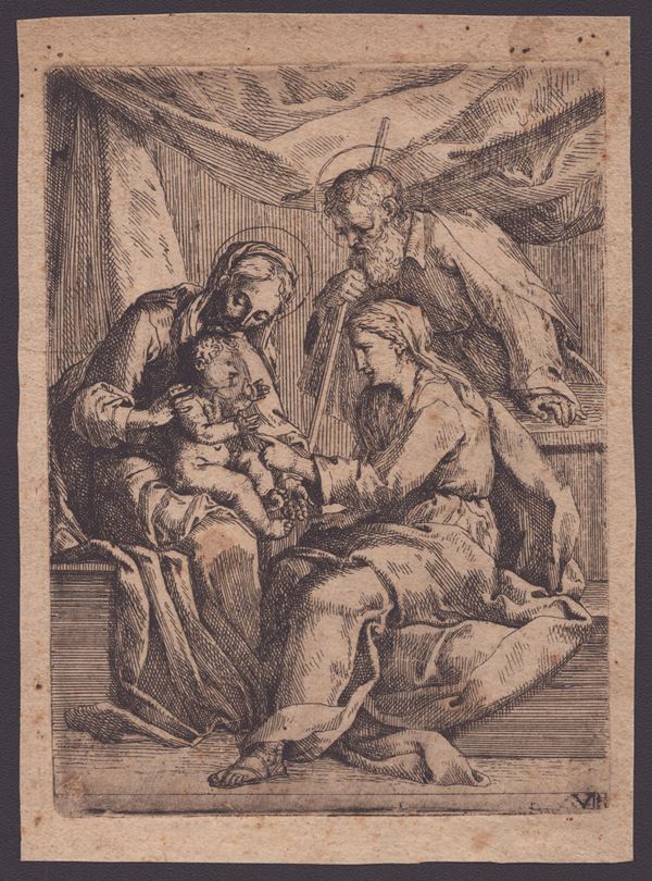 Marcantonio Bellavia - Holy Family with Saint Anne