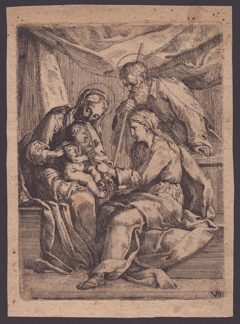 Marcantonio Bellavia - Sacra Famiglia con Sant'anna