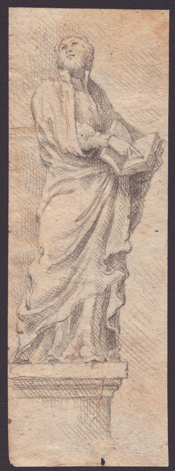 Study for a figure with book
