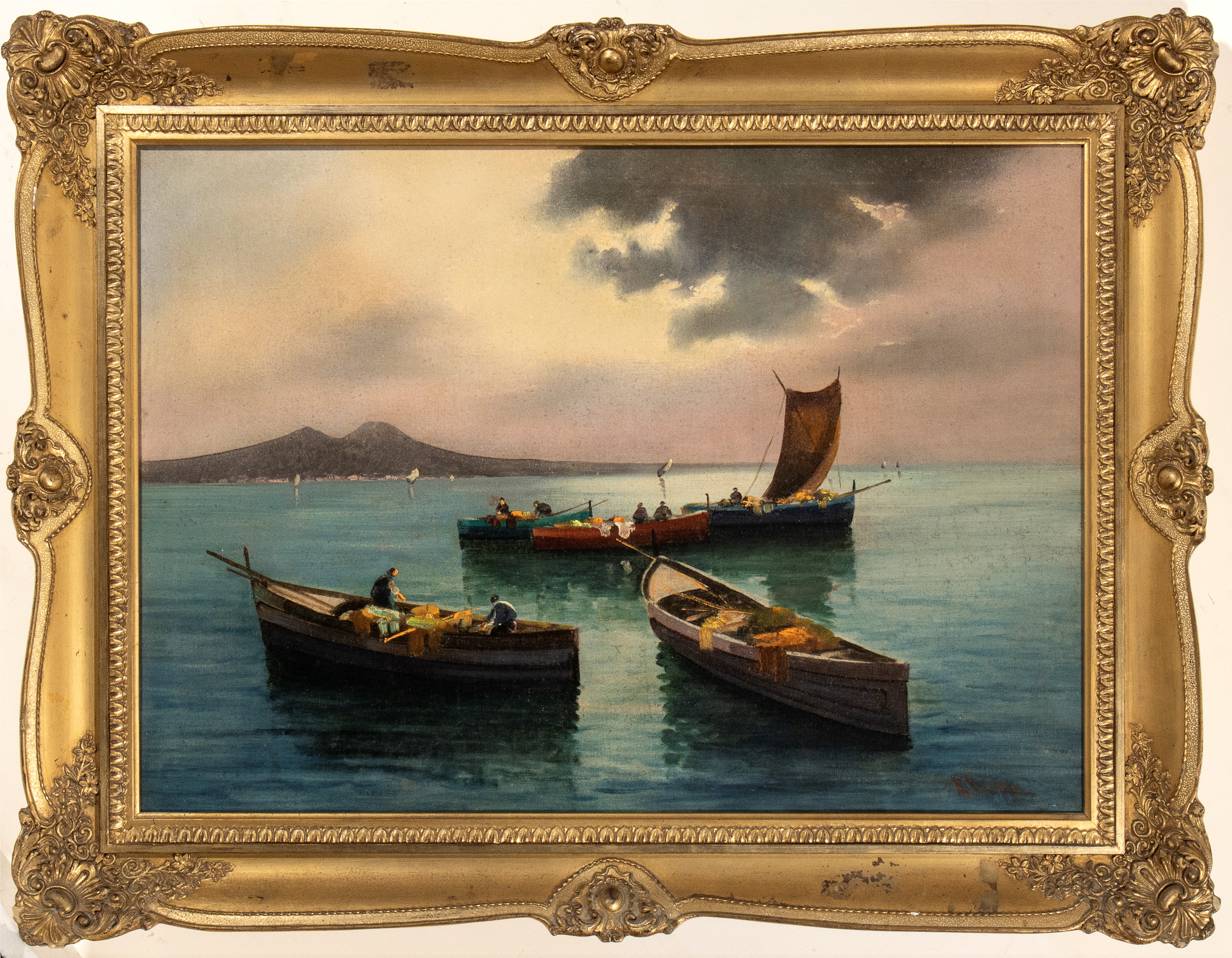 Radames Raimondo Scoppa - Veduta di Napoli dal Mare