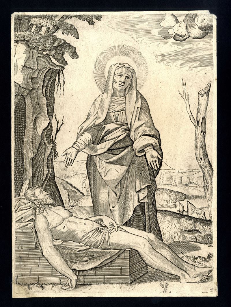 Marcantonio Raimondi - Pietà
