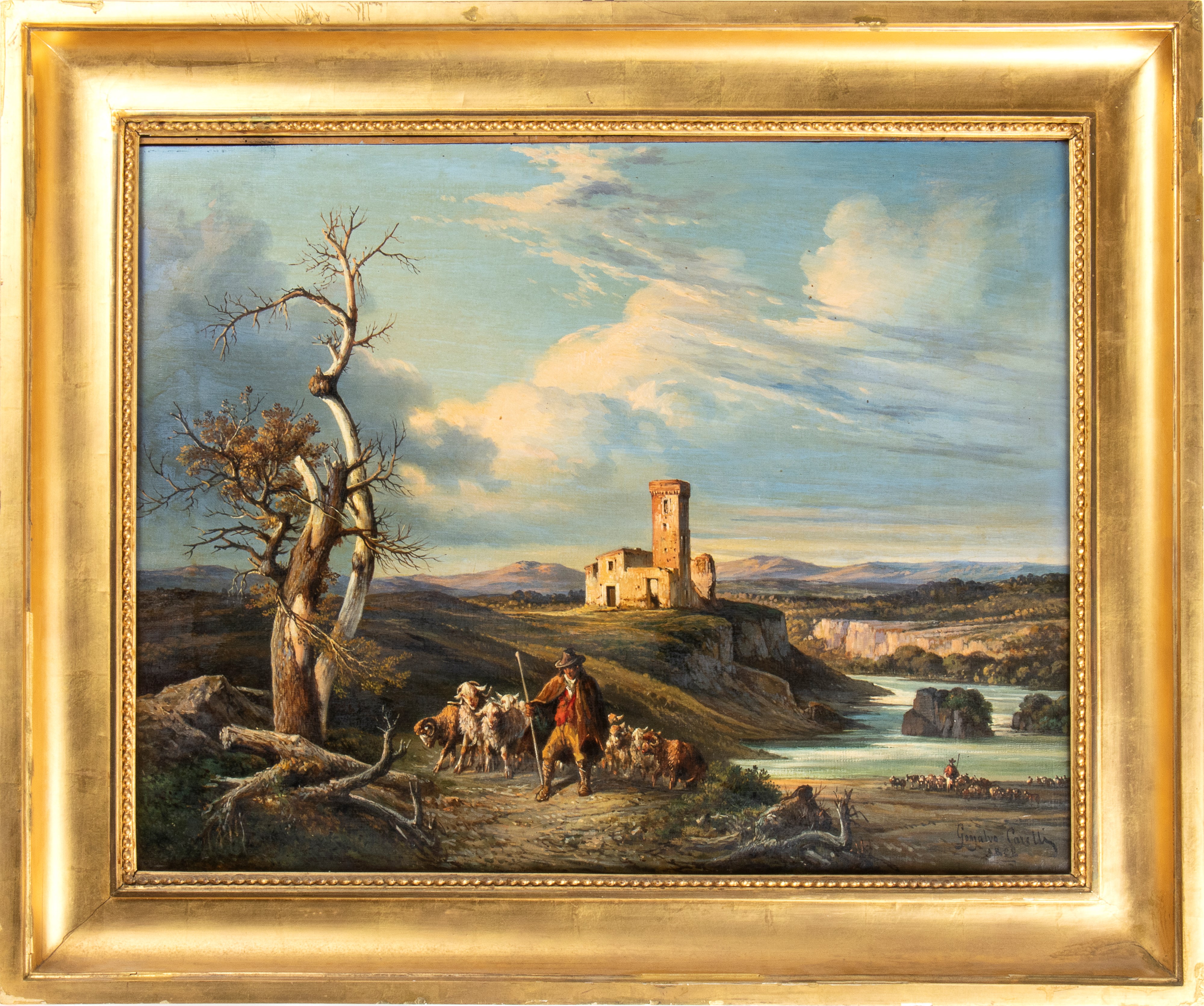 Consalvo Carelli - Paesaggio di Arce