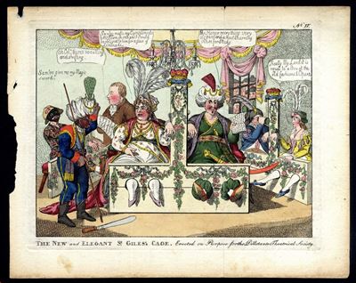 The New And Elegant St Giles’s Cage. Erected On Purpose For The Dillitanti Theatrical Society.acq...