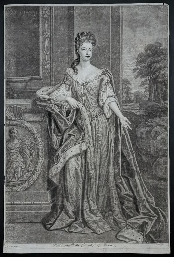 John Faber the Younger : Mary, Countess of Dorset  - Auction Drawings, Prints and Geographical Maps from the 16th to the 19th Century - Bertolami Fine Art - Casa d'Aste