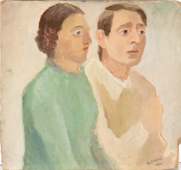 ALBERTO ZIVERI - Portrait of a young couple