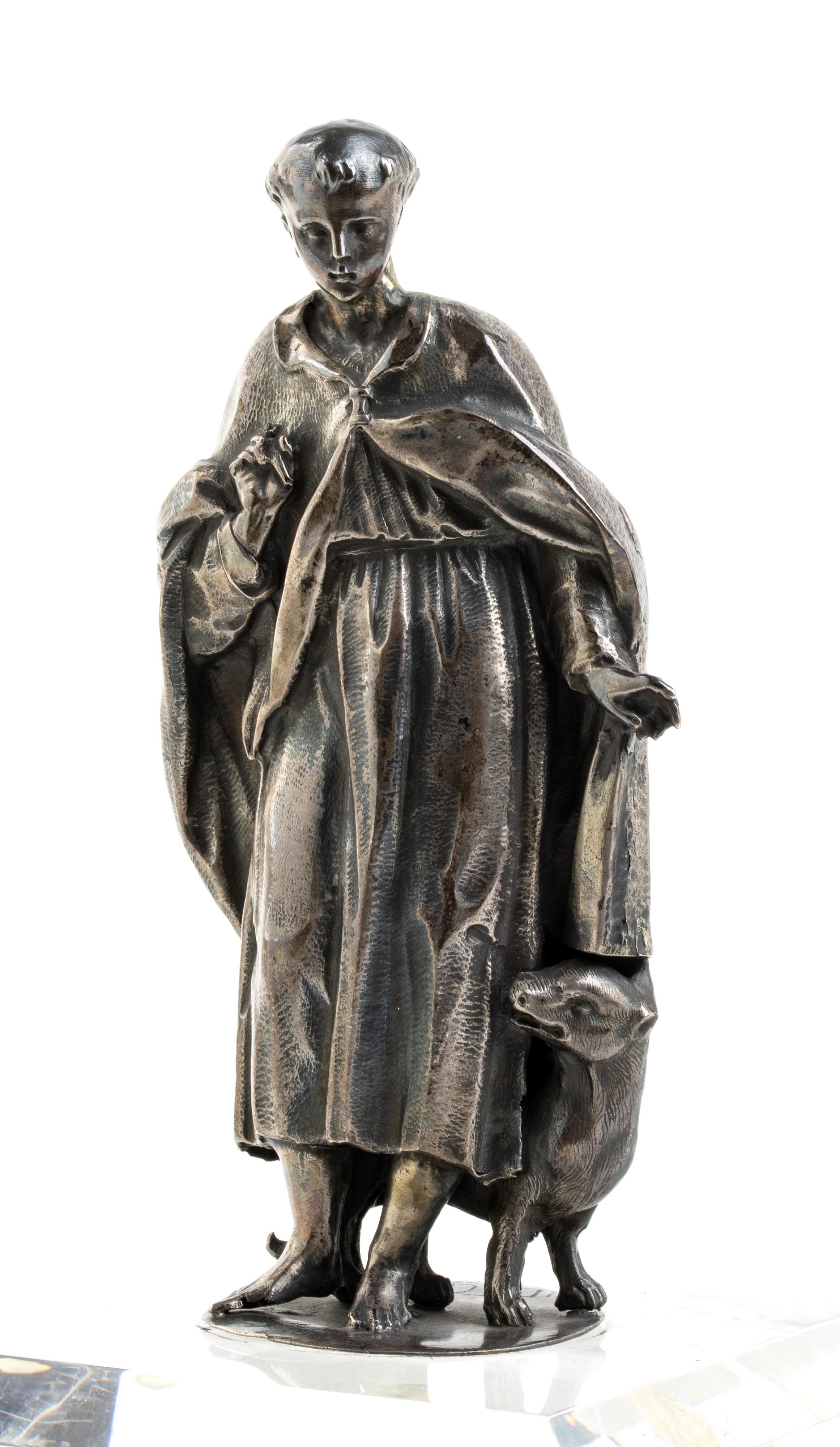 Scultura Italiana in Argento Raffigurante San Vito