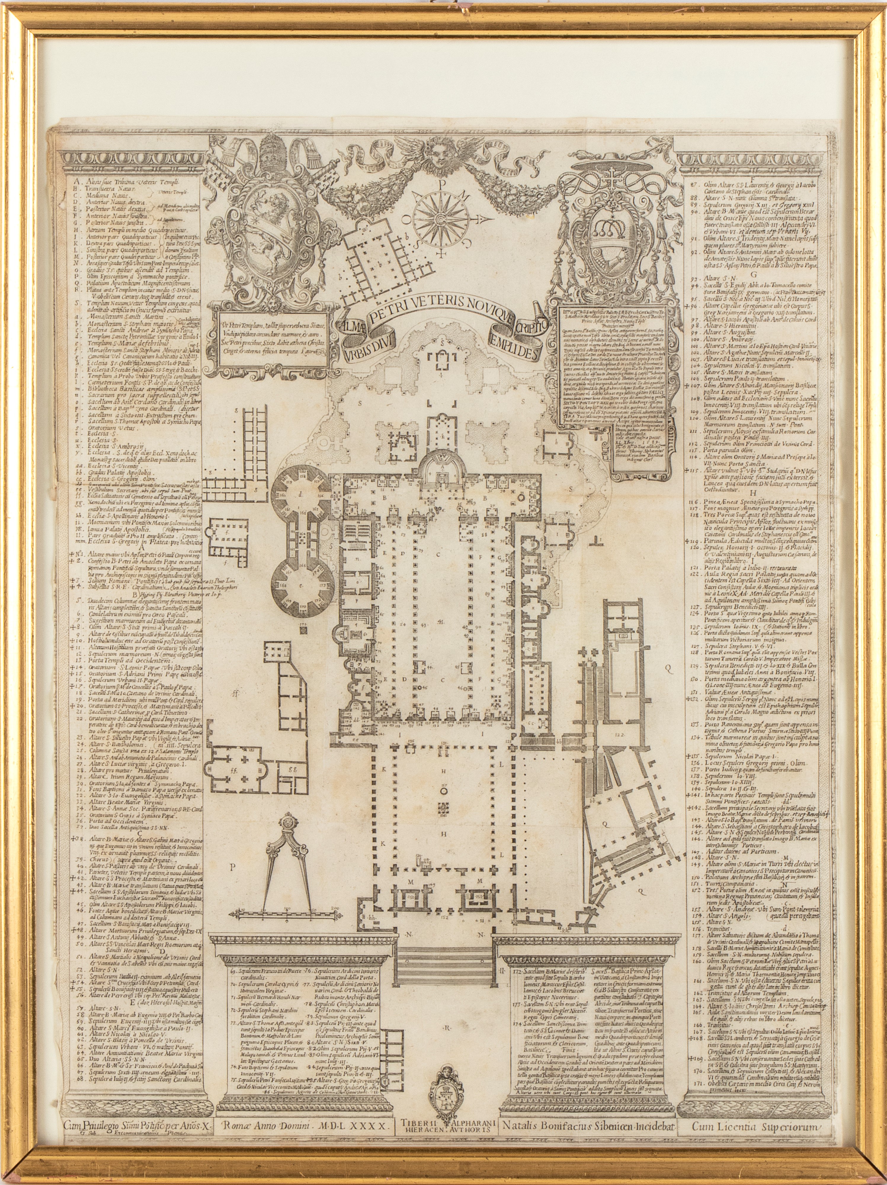 Natale Bonifacio - Almae Urbis Divi Petri Veteris Novique Templi Descriptio