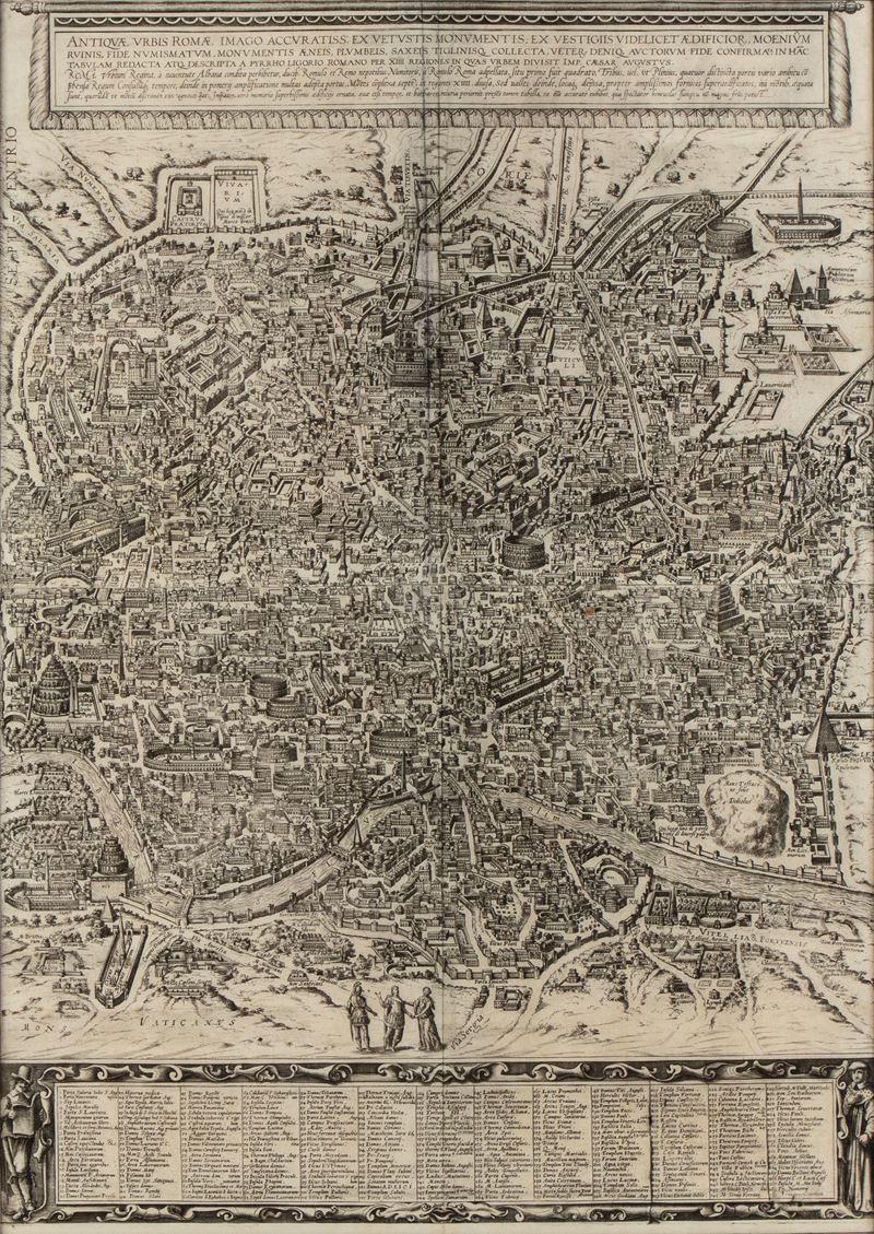 Frans Hogenberg, Georg Braun - Antiqua Urbis Romia Imago Accuratissima