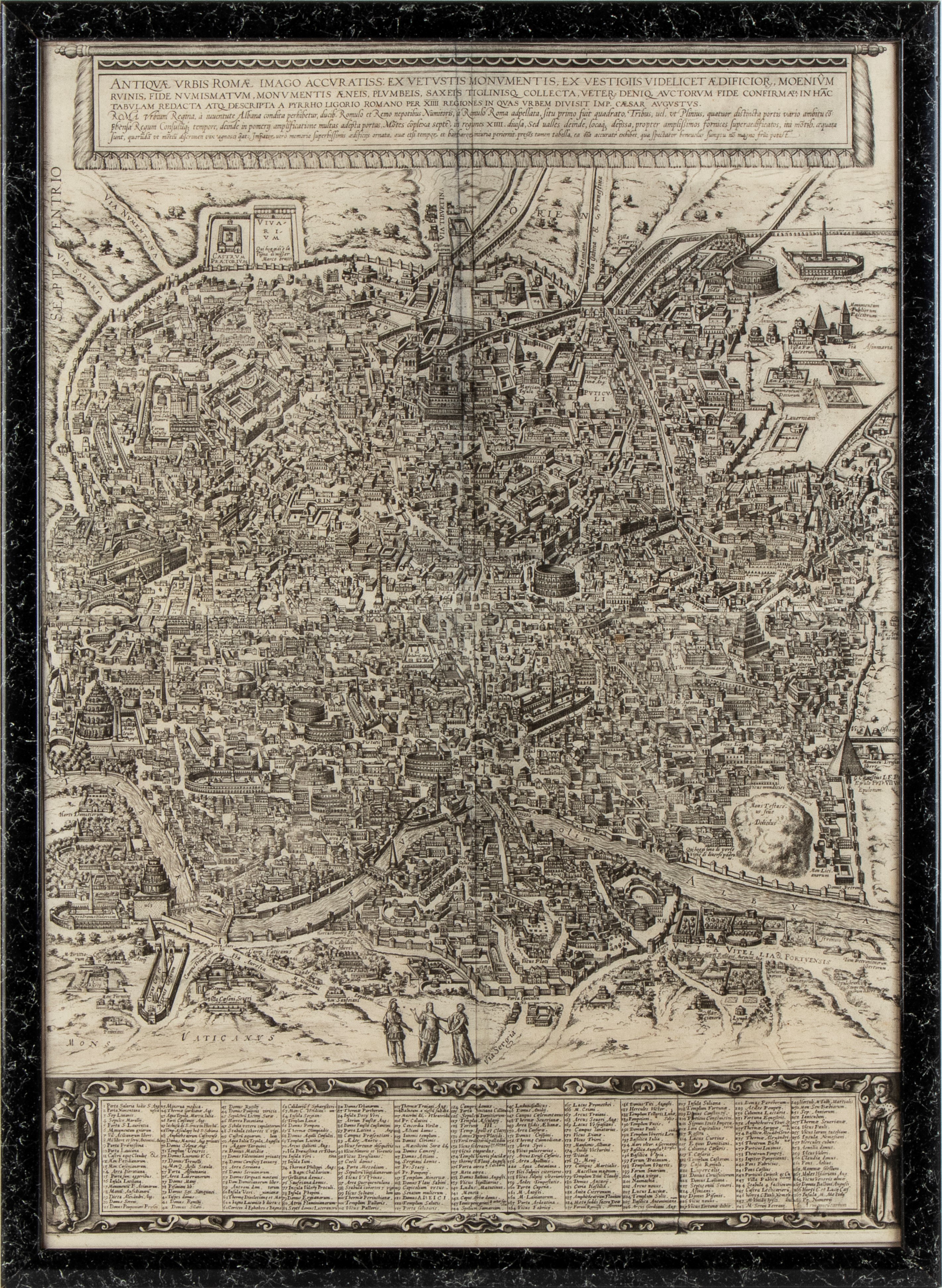 Frans Hogenberg, Georg Braun - Antiqua Urbis Romia Imago Accuratissima