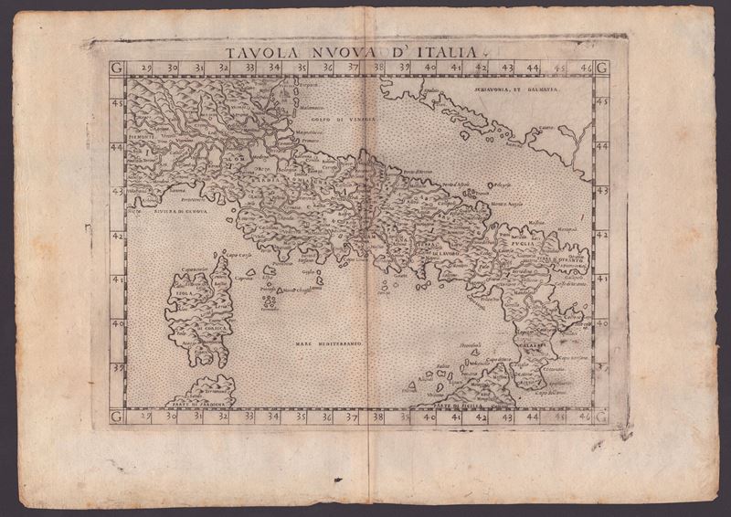 Girolamo Ruscelli - Tavola Nuova D'italia