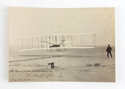 Foto con Dedica di Orville Wright
