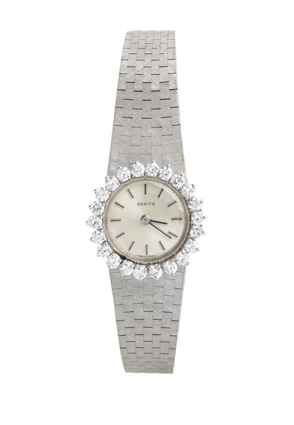 ZENITH - 18K gold and diamonds Lady wristwatch