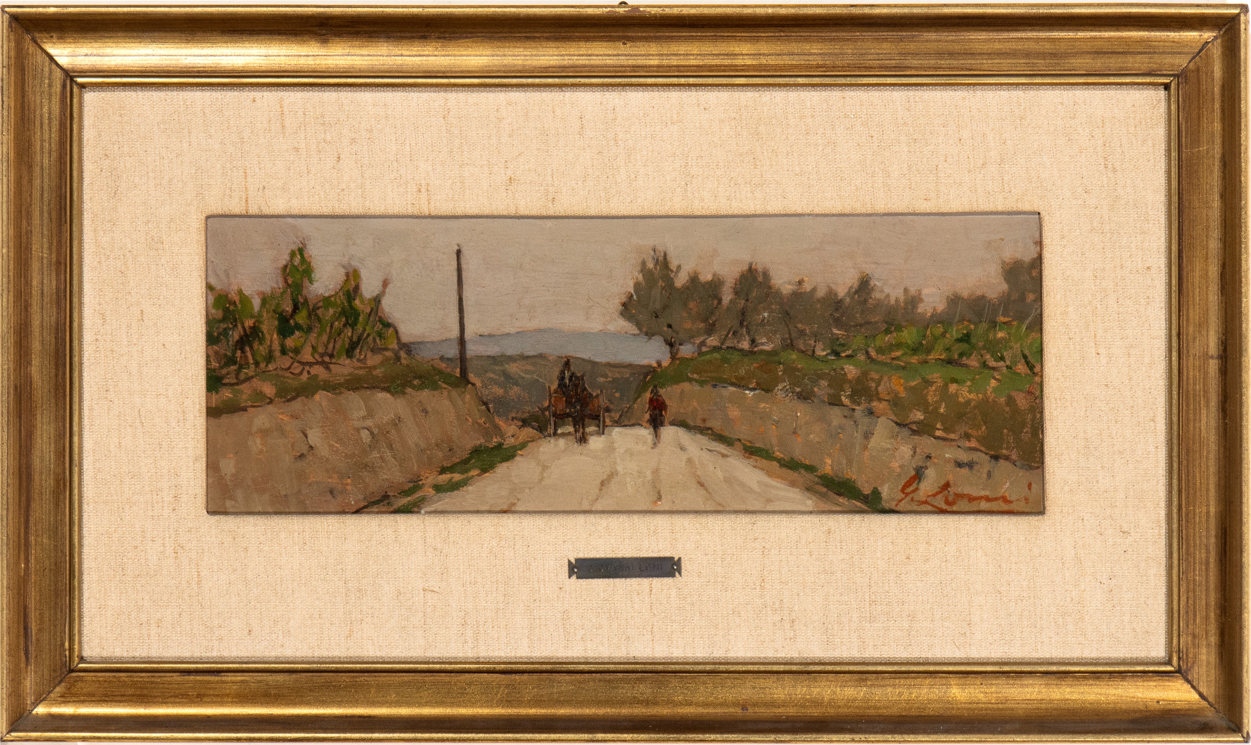 Giovanni Lomi - Strada di Campagna a San Casciano