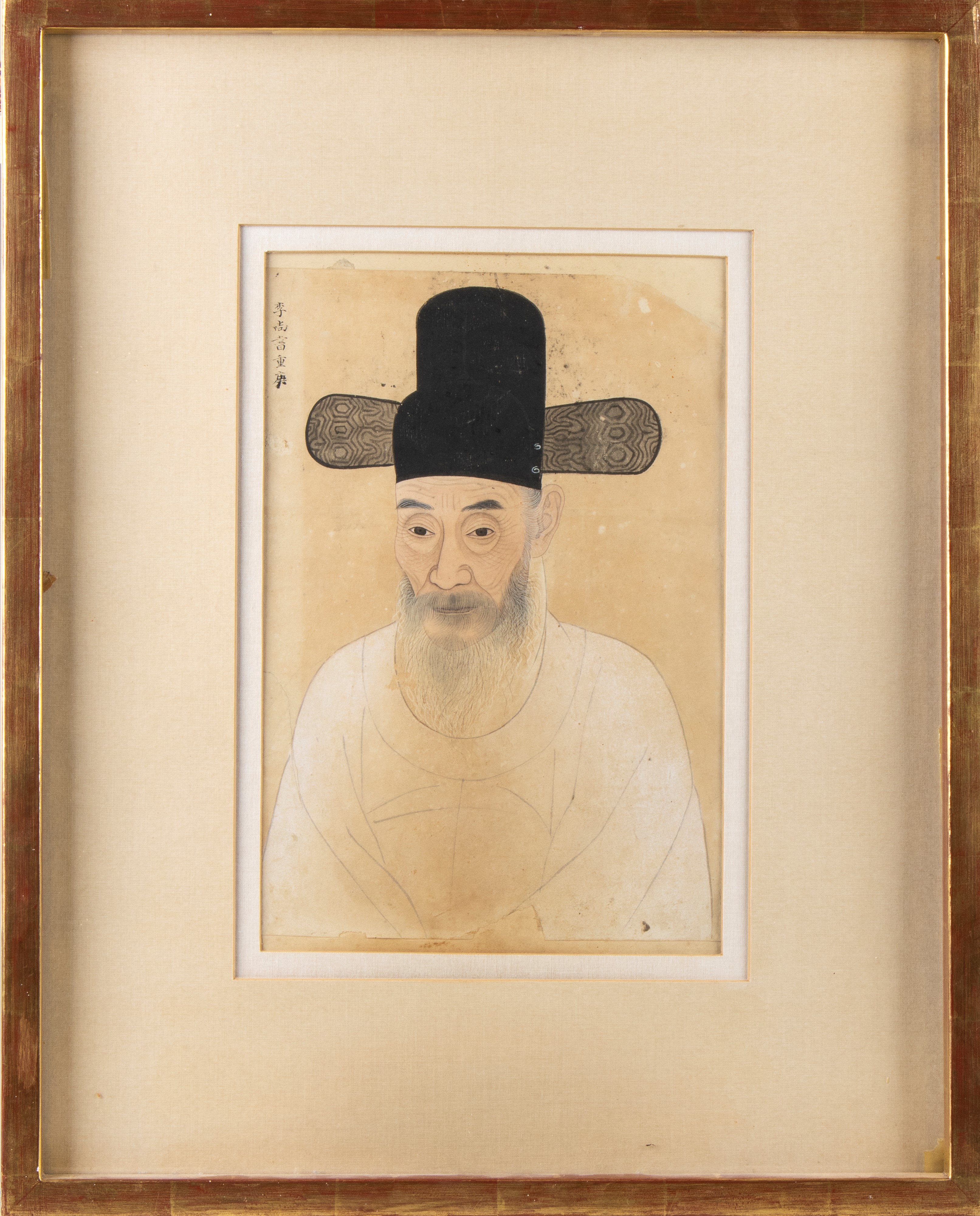 RITRATTO A MEZZO BUSTO DI UOMO ANZIANO