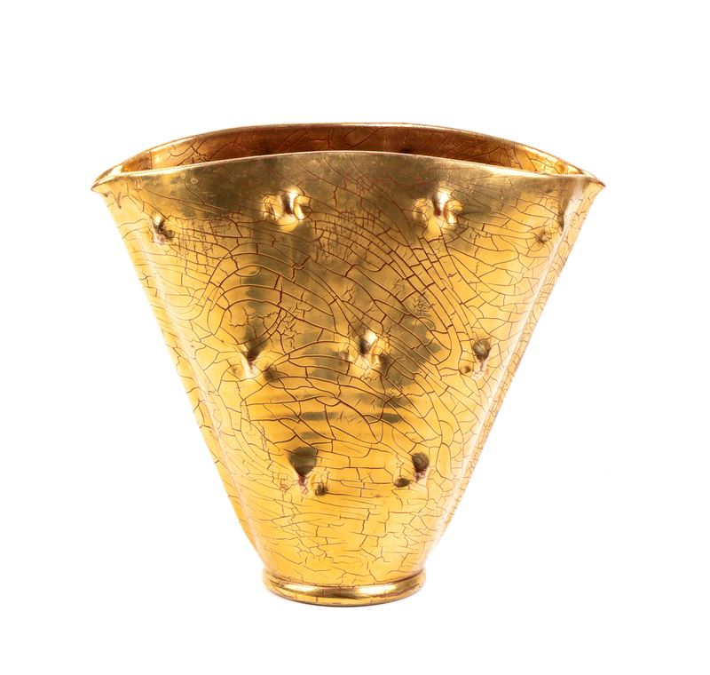 Zaccagnini, Firenze - Vaso in Ceramica a Ventaglio