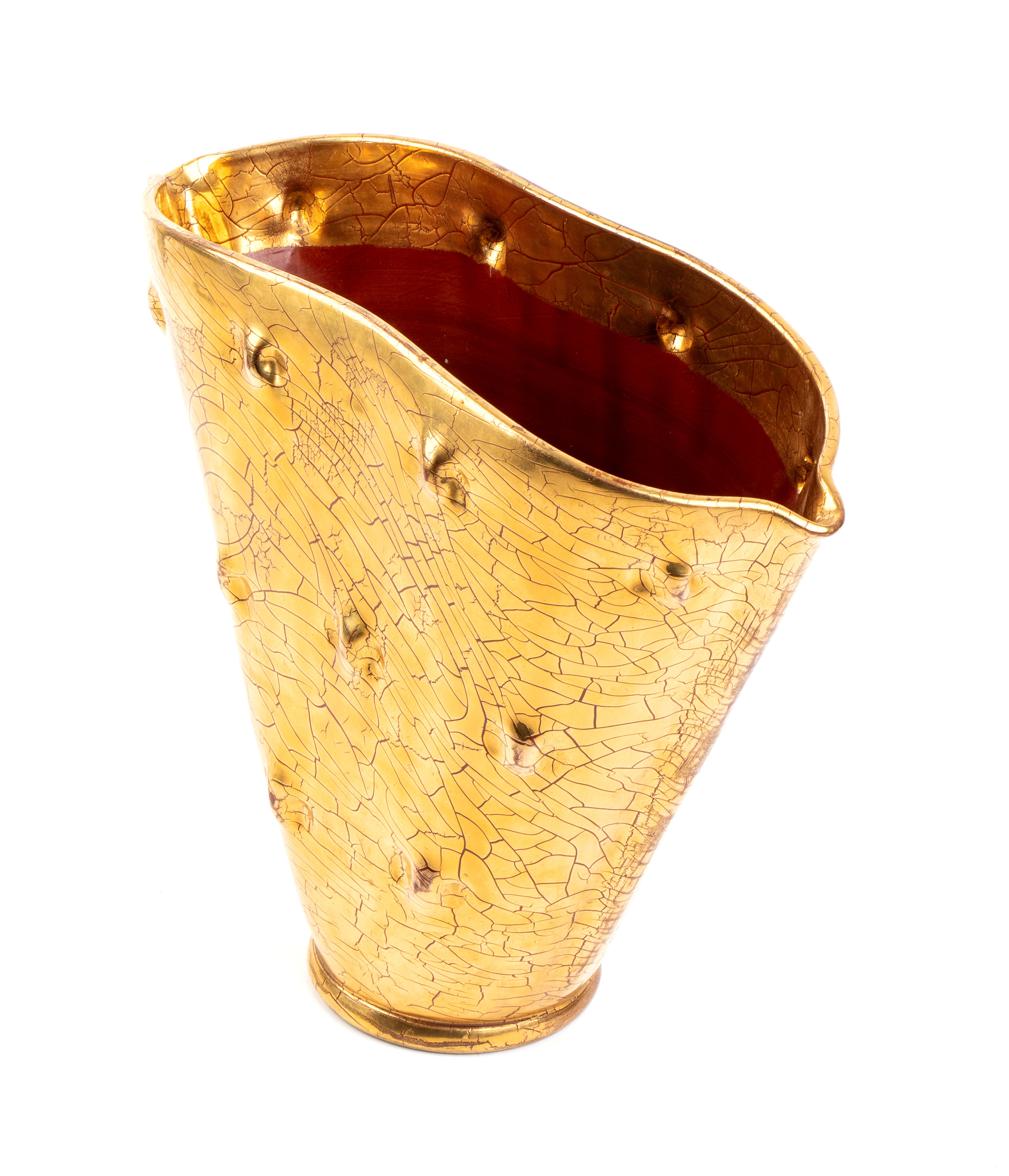 Zaccagnini, Firenze - Vaso in Ceramica a Ventaglio