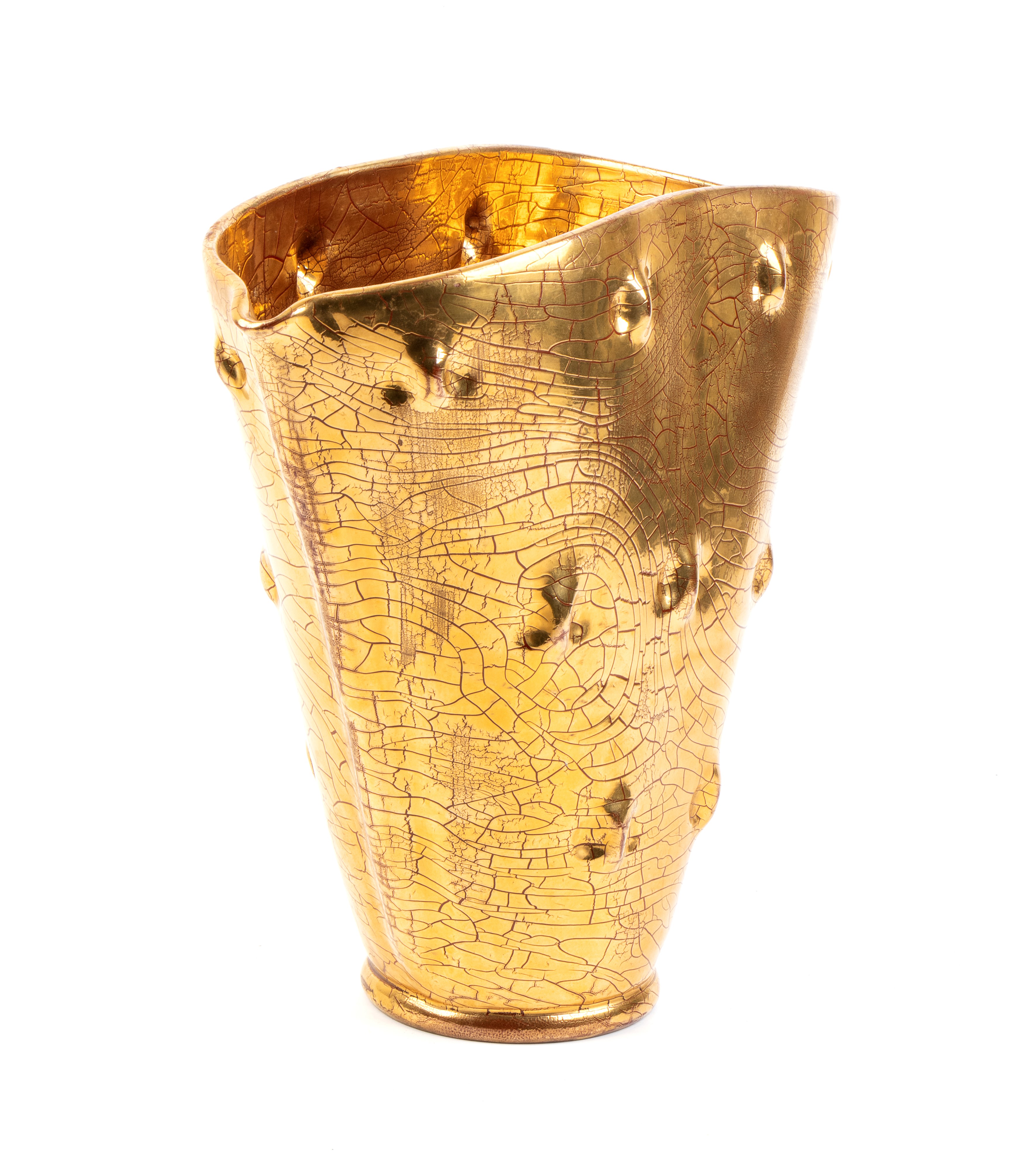 Zaccagnini, Firenze - Vaso in Ceramica a Ventaglio