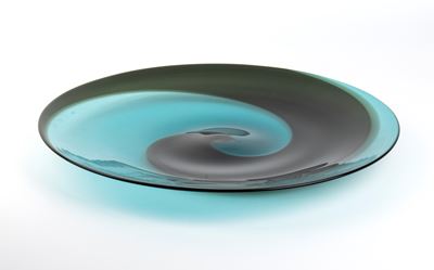 Piatto ''coreano'' in Vetro di Murano