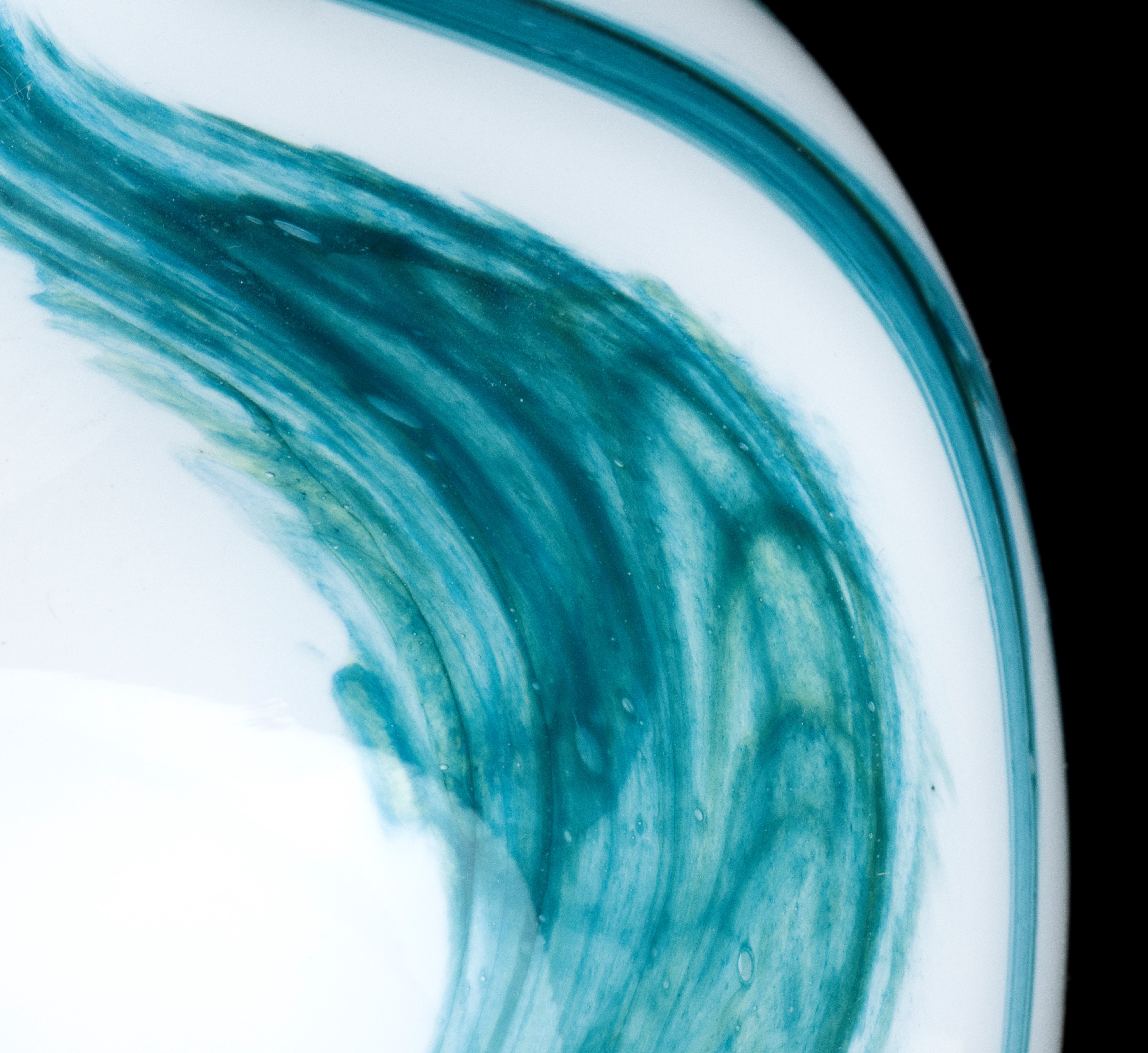 Vaso in vetro di Murano, altezza 31 cm, diametro 20 cm