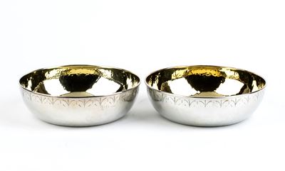 Coppia di Ciotole Italiane in Argento
