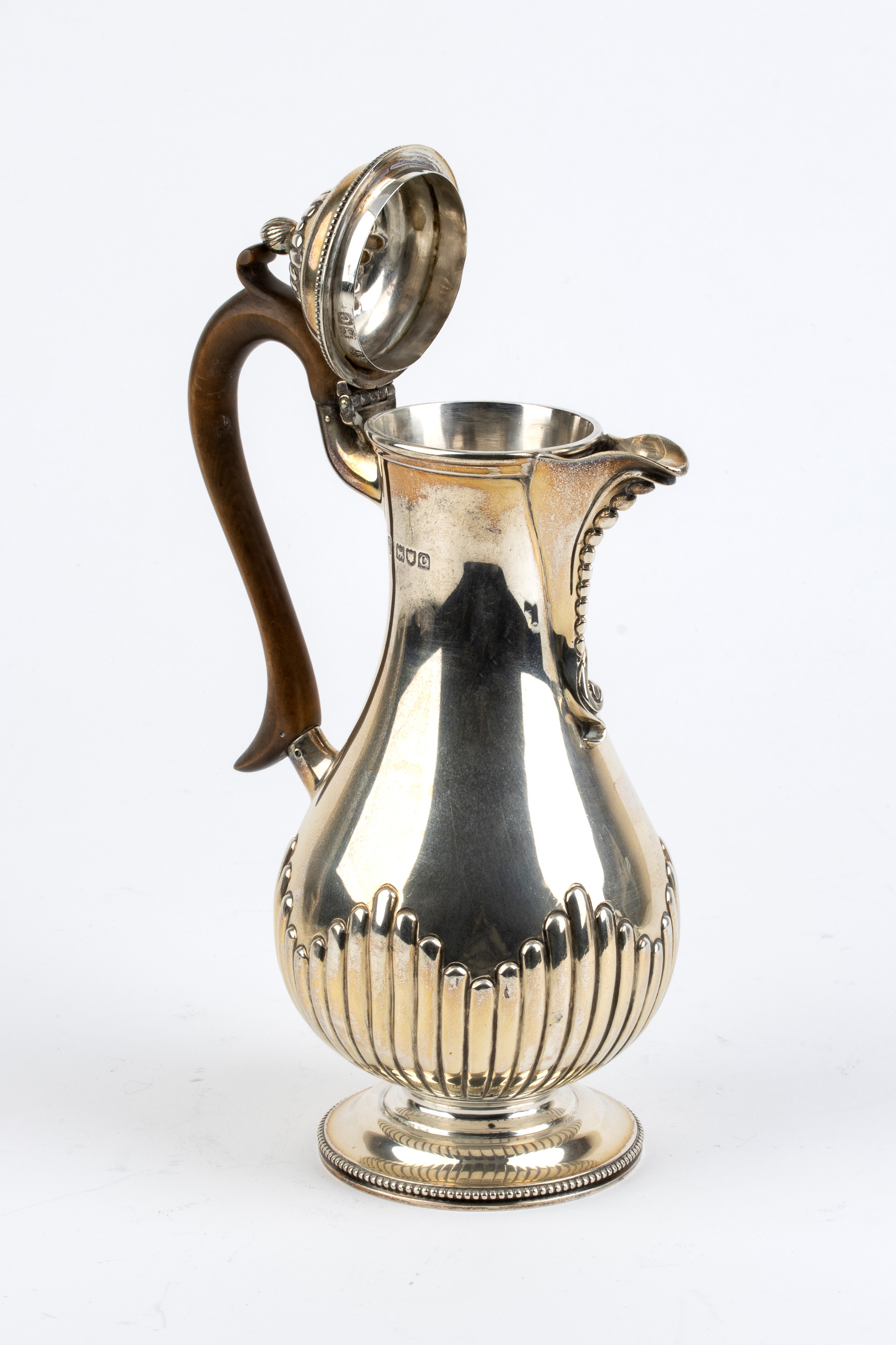 Charles Stuart Harris - Caffettiera Vittoriana Inglese in Argento