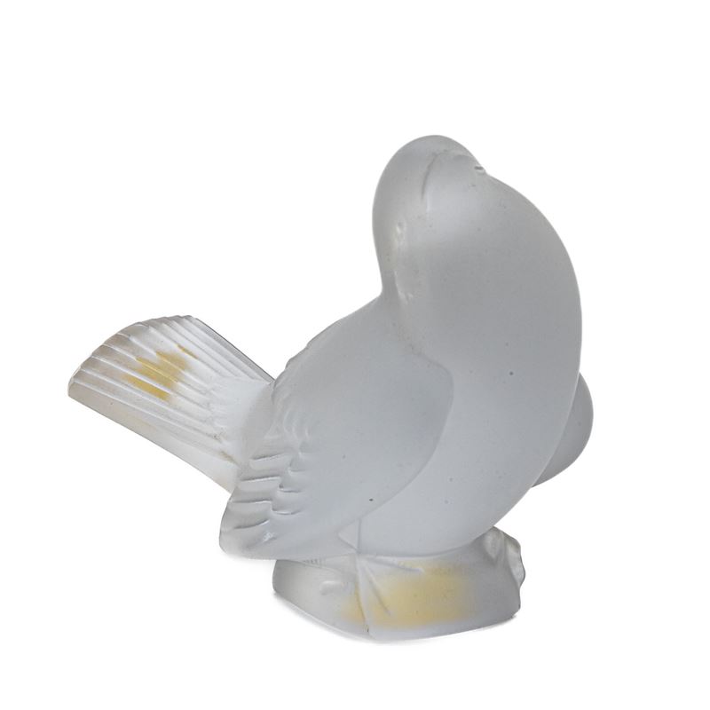 Piccione, Scultura in Cristallo Lalique