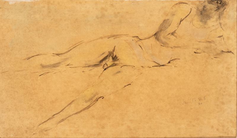 Filippo De Pisis - Nudo