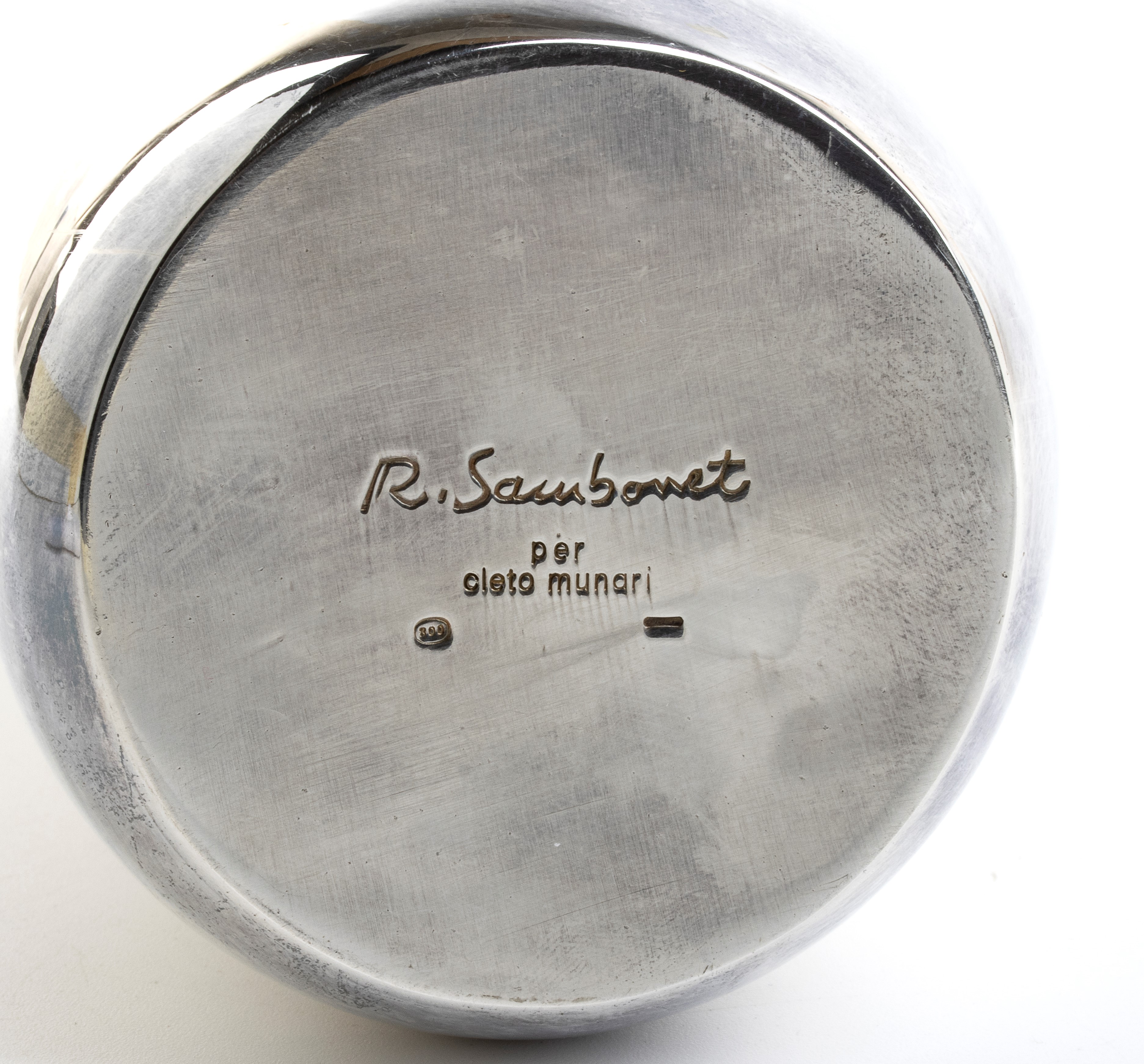 Roberto Sambonet - Caraffa in Argento, per Cleto Munari