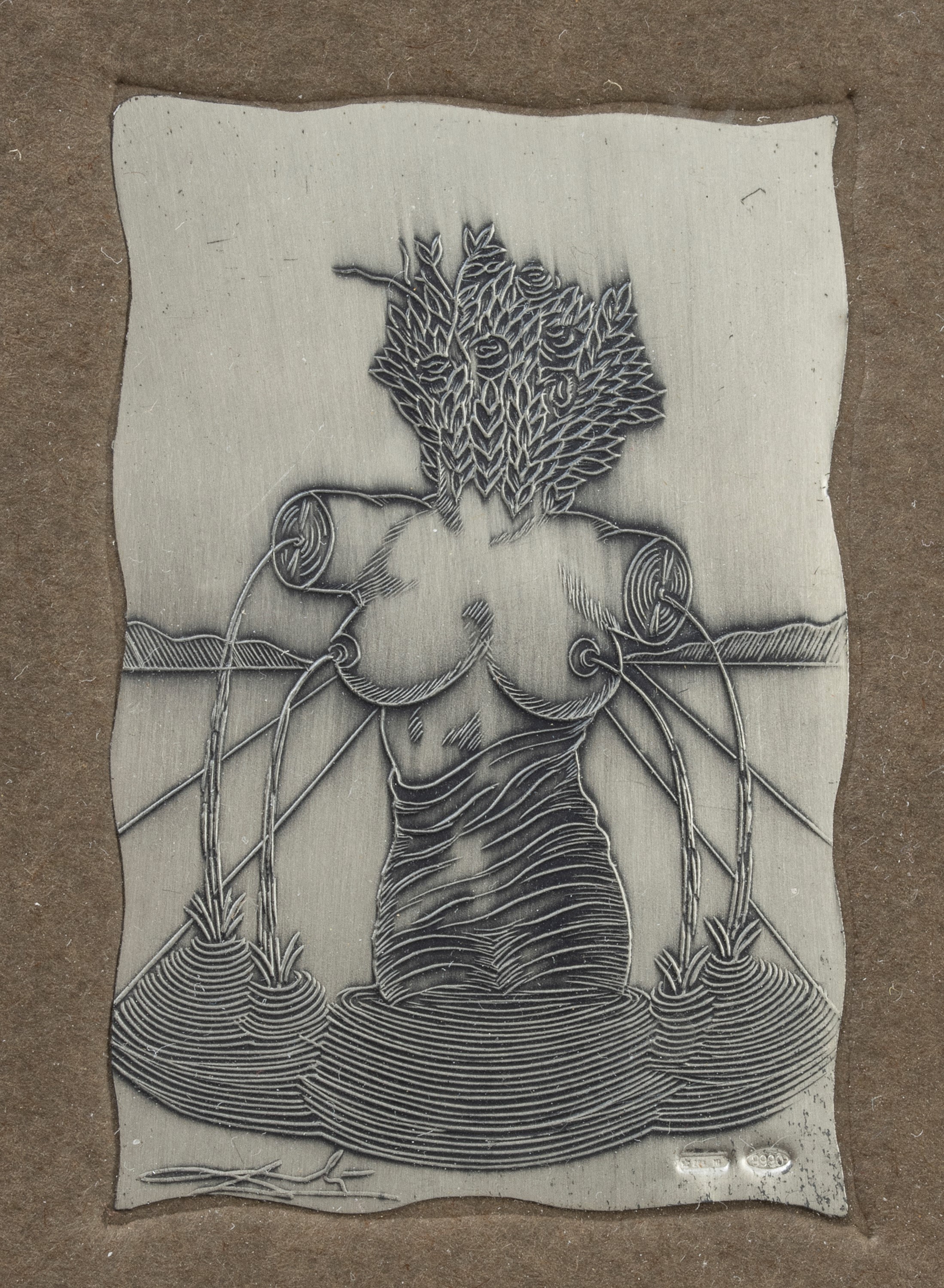 La Venere Italica, in argento