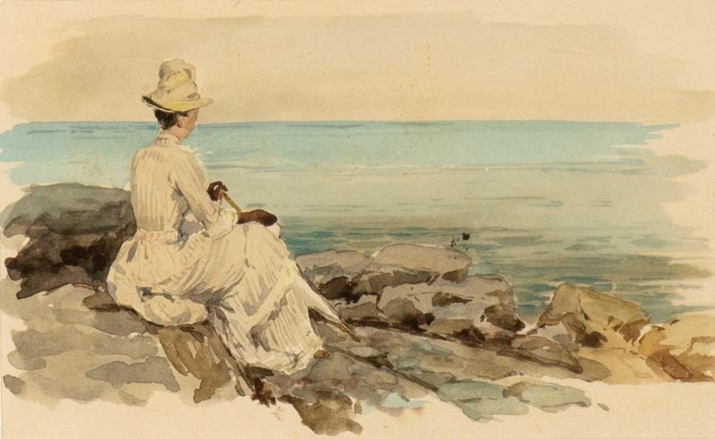 Ettore Ferrari - Fanciulla al Mare