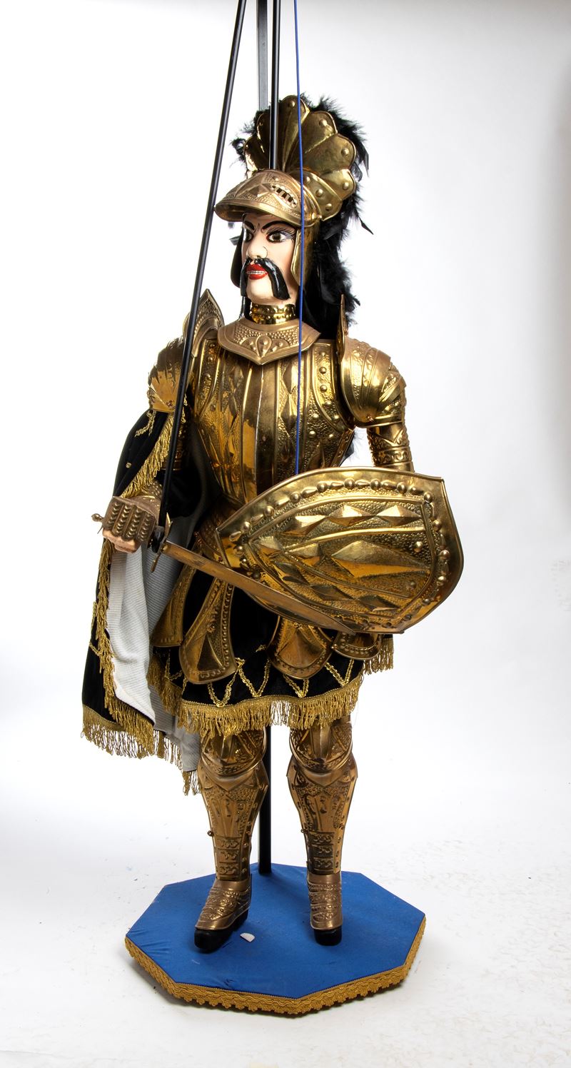 Collezione Lombardo - Pupi siciliani - Paladino della storia della Chanson de Roland