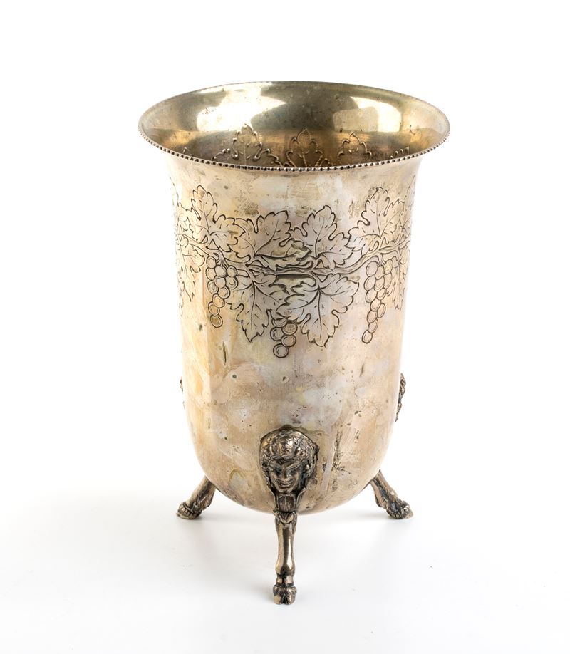 Luigi Genazzi - Vaso Sagomato in Argento