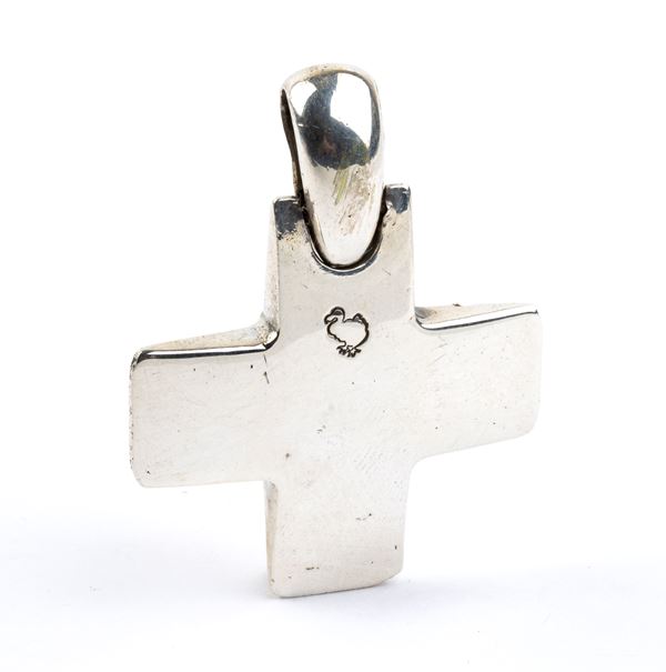 POMELLATO - Collezione Dodo, croce pendente in argento