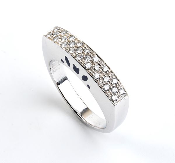 FIDIA - Anello in oro e diamanti