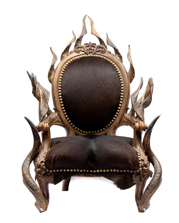 Michelle Haillard - Armchair with horns