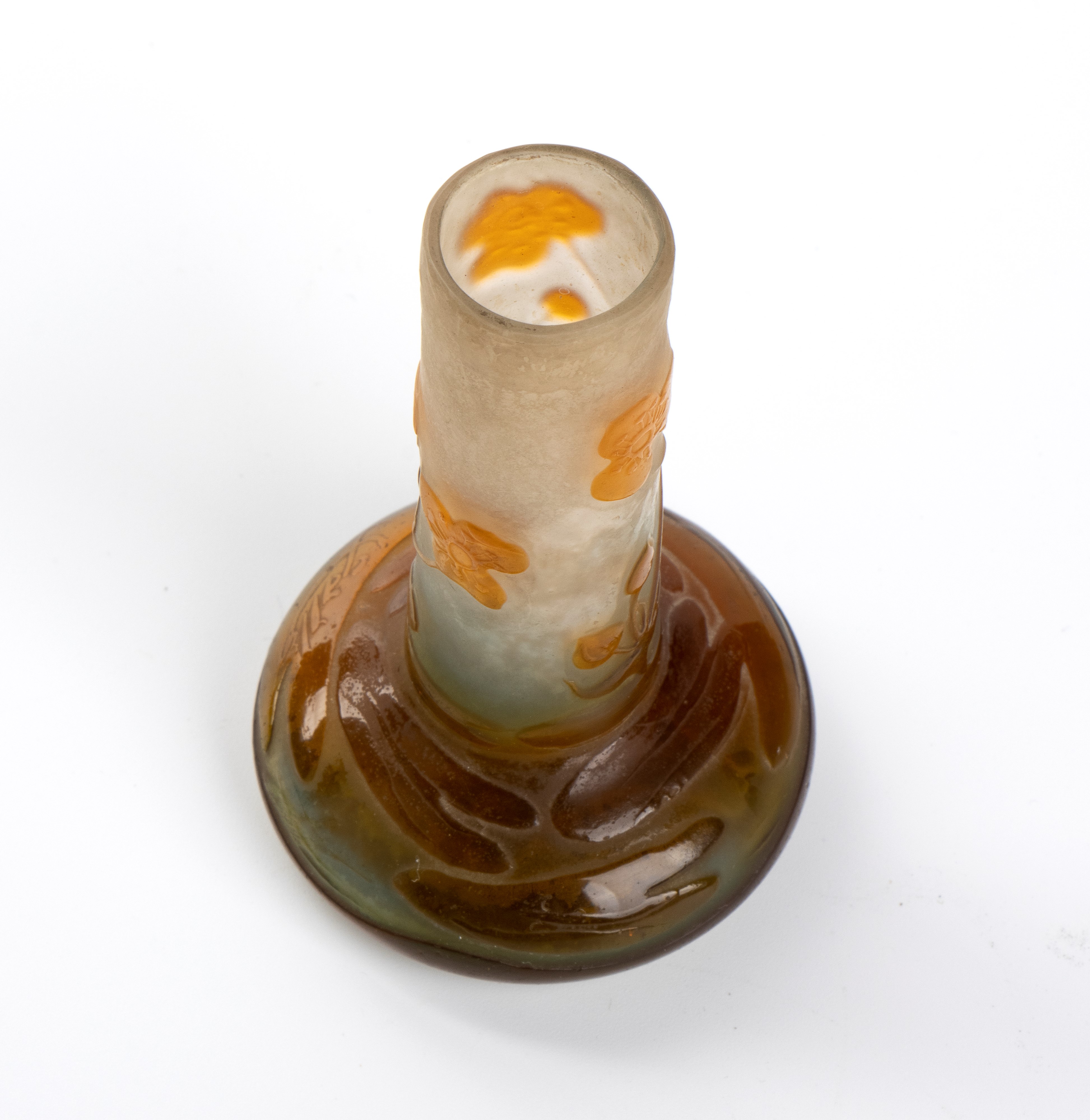 Émile Gallé - Vaso Soliflore in Vetro