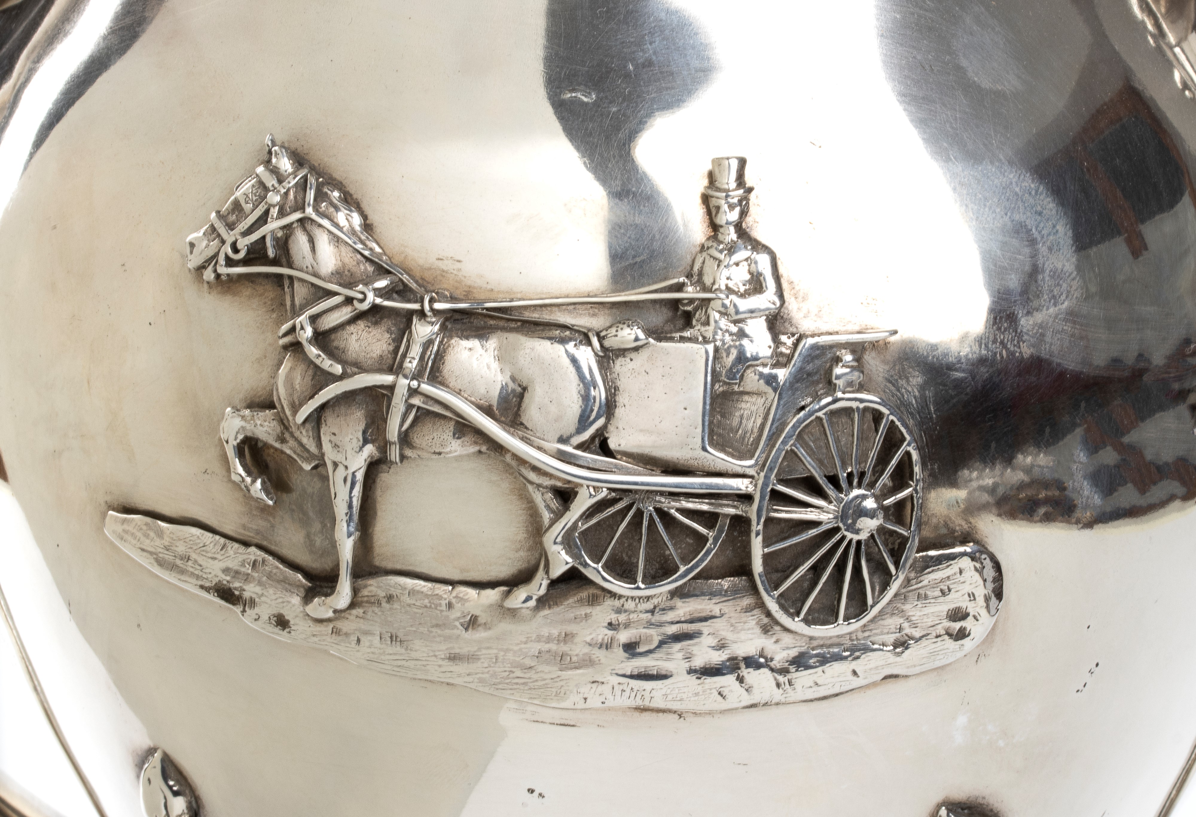 P.w. Ellis & Co. - Una Grande Coppa di Presentazione Canadese a Due Manici in Argento