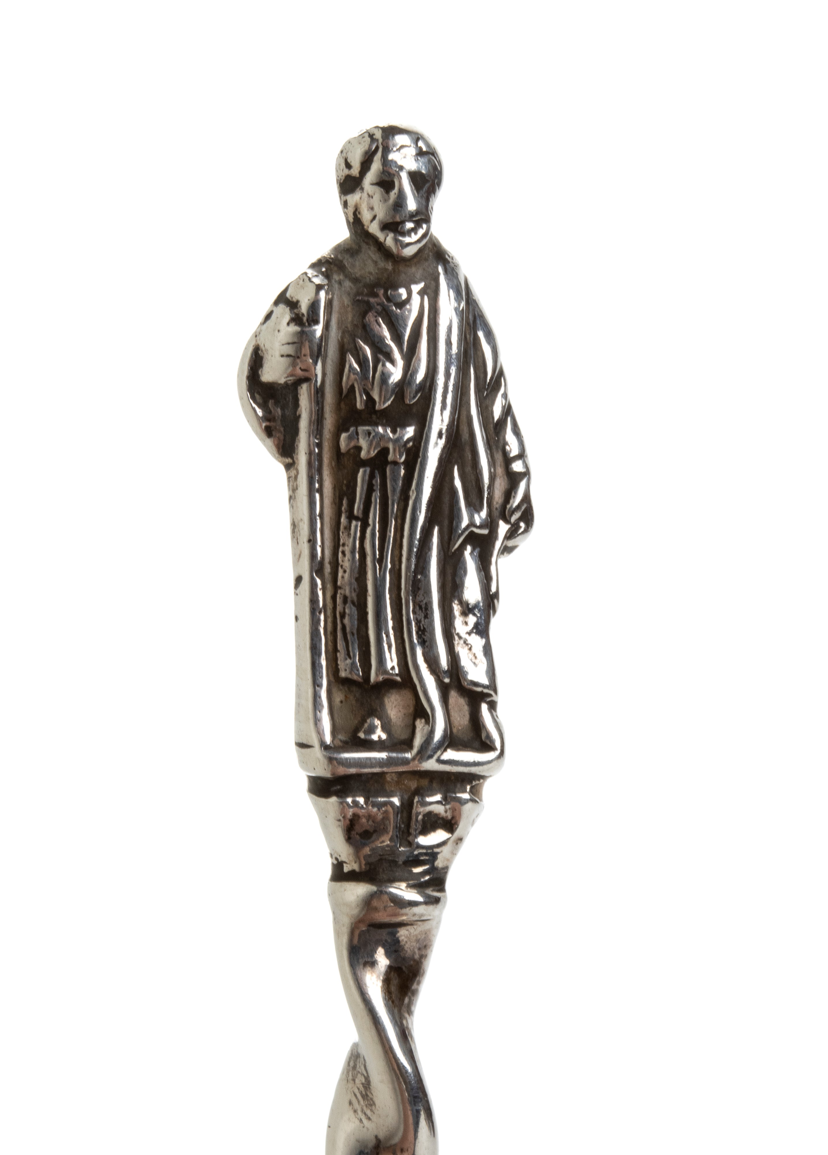 Francis Higgins II - Cucchiaio e Colino in Argento con Apostoli