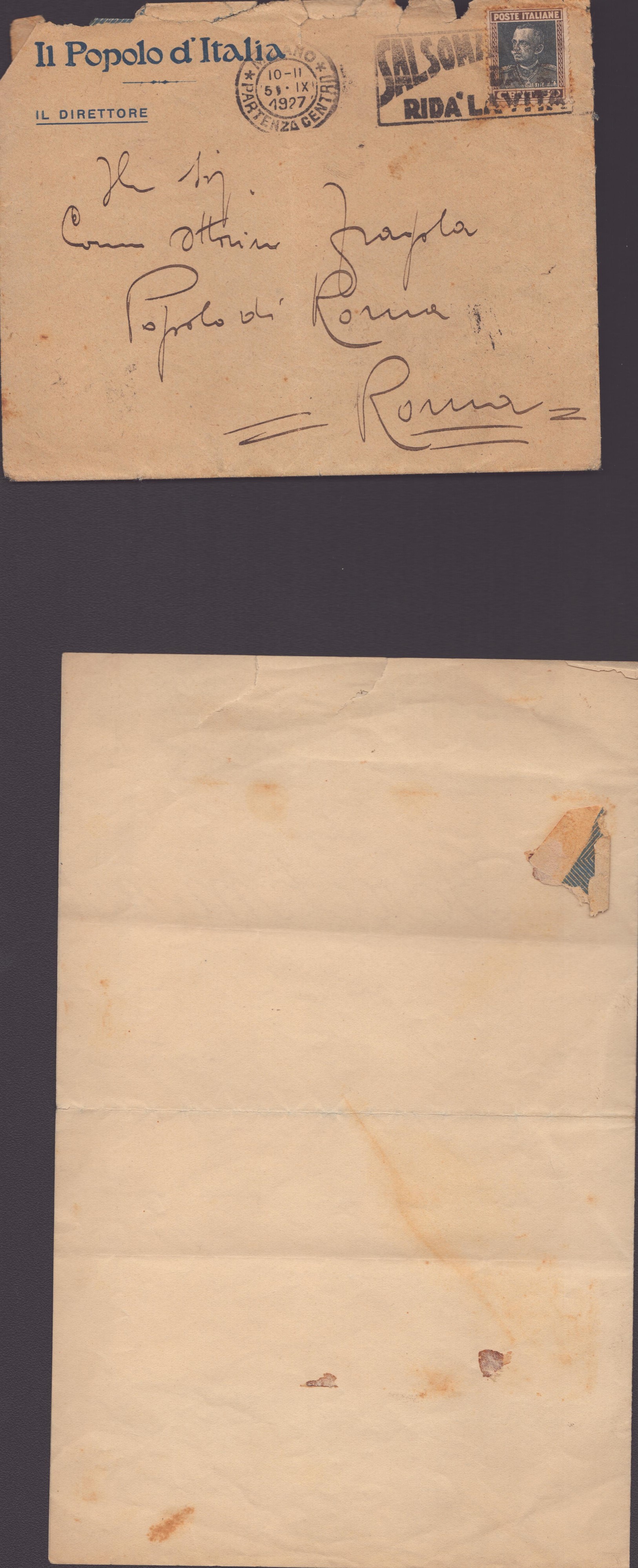 Mussolini, Arnaldo (Dovia di Predappio, 11 gennaio 1885 – Milano, 21 dicembre 1931)