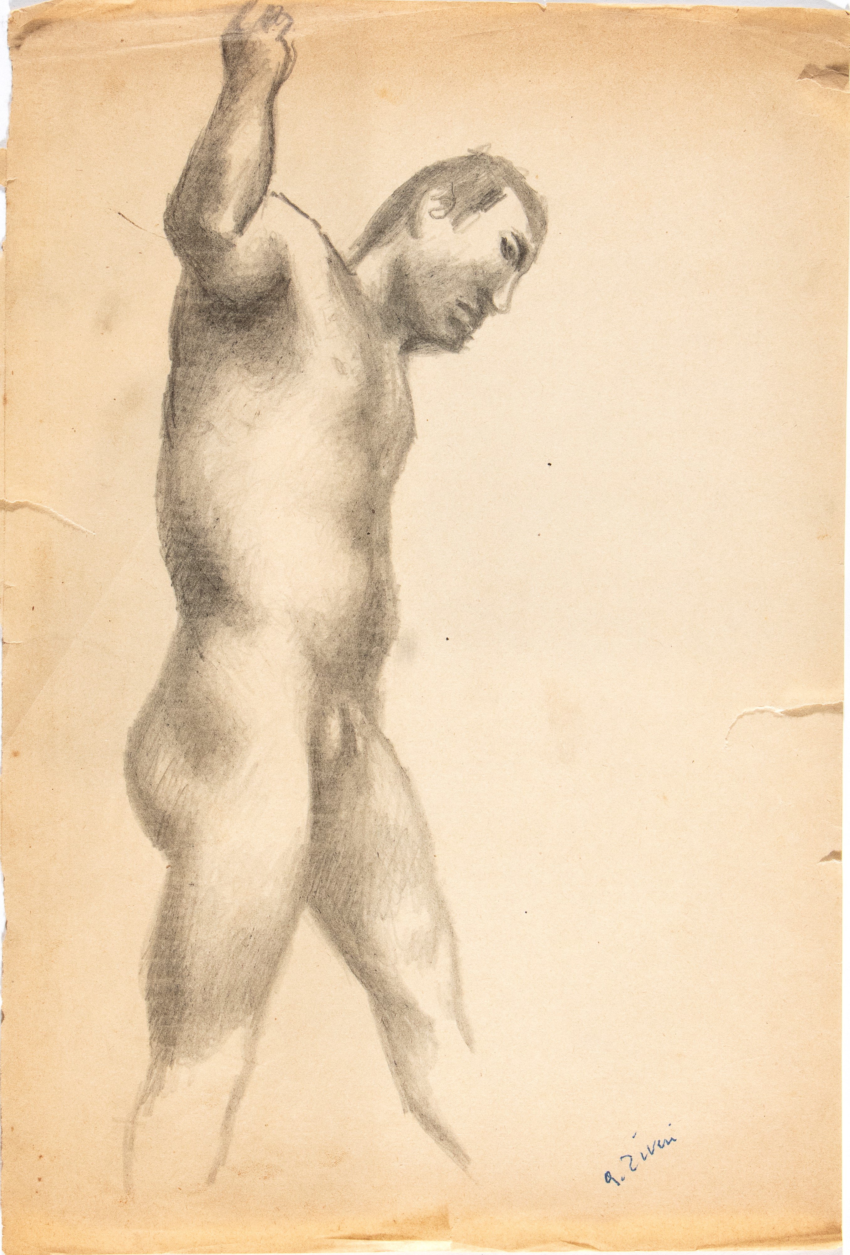 Alberto Ziveri - Lotto di Due Disegni di Nudo