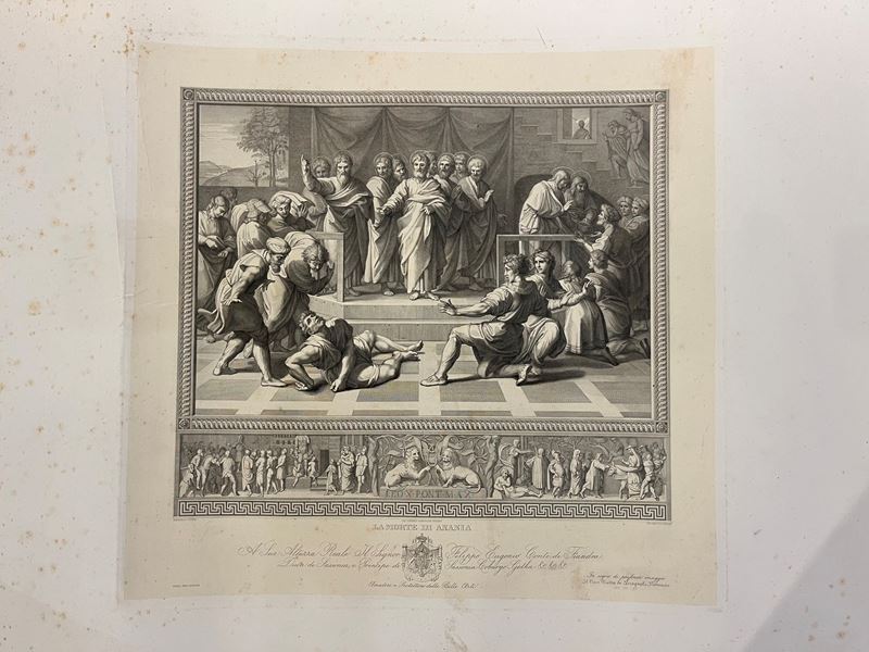 La Morte di Anania | la Donazione di Constantino al Papa S. Silvestro | il Battesimo di Costantin...