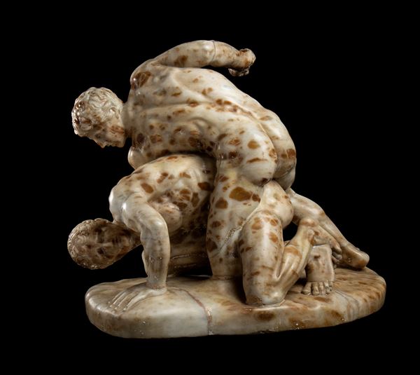 Wrestlers, after an archaeological model