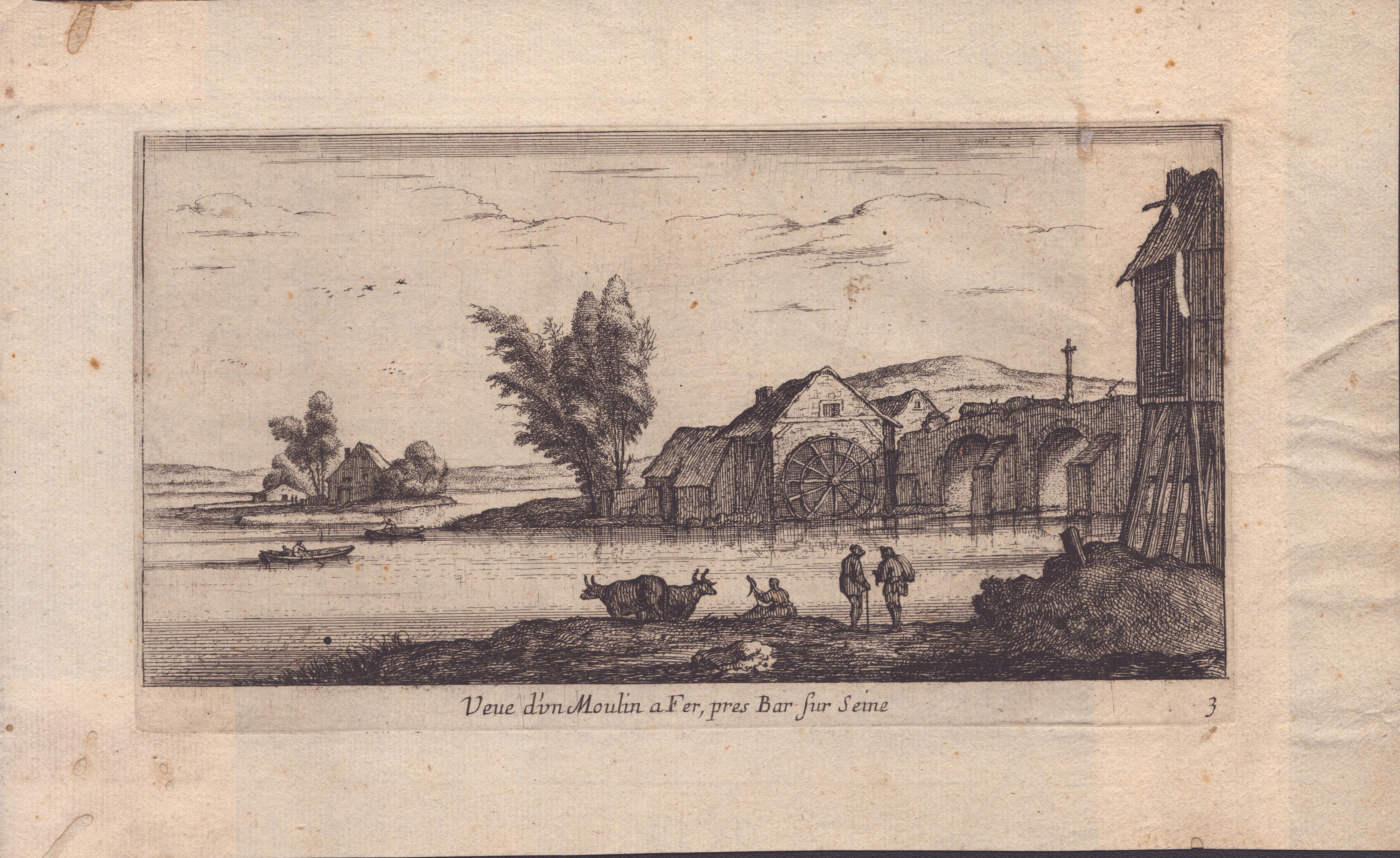 Lotto di 4 incisioni